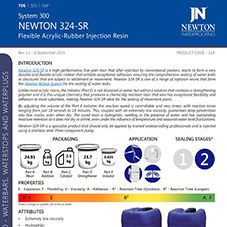 Newton 324-SR Injection Resin - a high performance, five-part injection resin