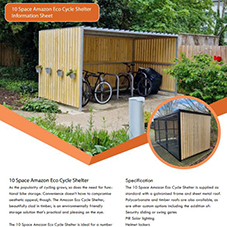 10 Space Amazon Eco Cycle Shelter Information Sheet
