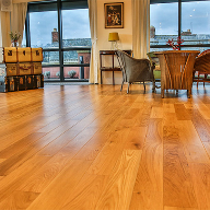 Stunning wood flooring for iconic building