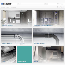 Geberit updates online product catalogue