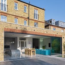 Luxury basement extension near the River Thames kept dry by Newton