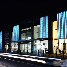 HI-MACS® light up retail park in Edinburgh