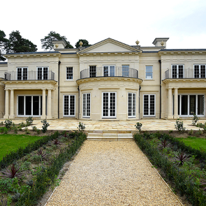 New windows for this new build mansion on the stunning Wentworth Estate