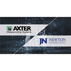 Newton and Axter partner to combine waterproofing expertise
