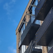 Breaking records with 62 Sapphire balconies installed in a day at Bridge House, Uxbridge