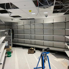 GEC Anderson V90 Shelving System In Property Store Room