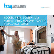 Knauf Insulation Rocksilk® Rainscreen Slab Partially Filled Masonry Cavity Installation Guide